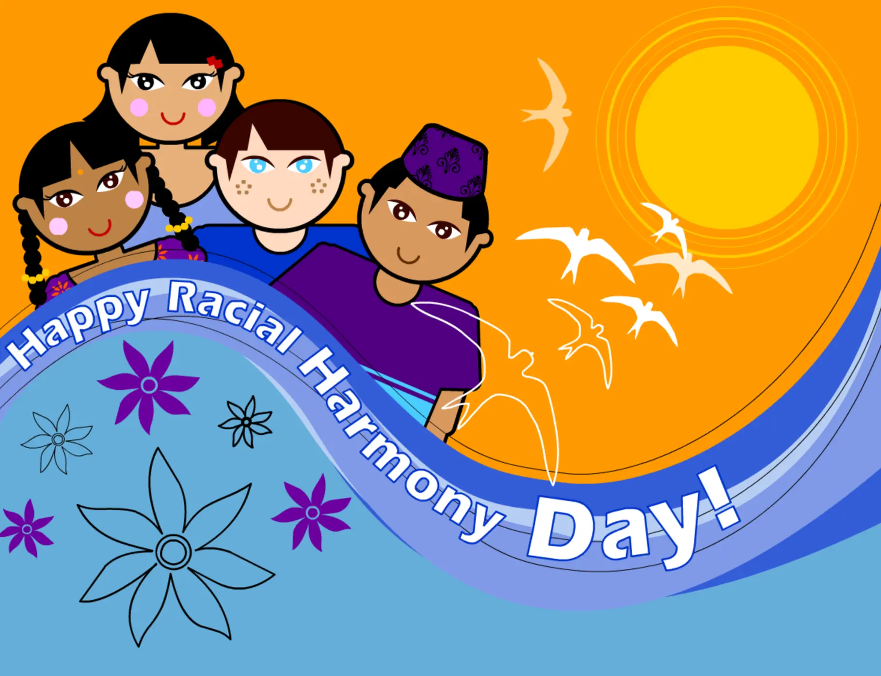 Singapore Racial Harmony Day eGreeting logo