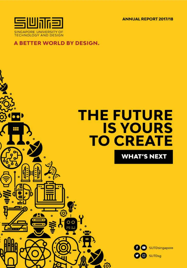 Singapore University of Technology and Design (SUTD) Annual Report 2017/18 logo