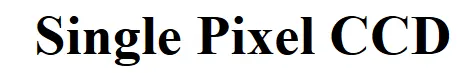 Single Pixel CCD logo