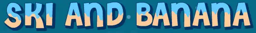 Ski and Banana logo