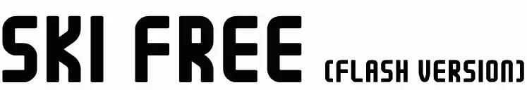 Ski Free Flash Version logo