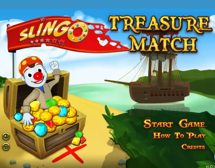 Slingo Treasure Match logo