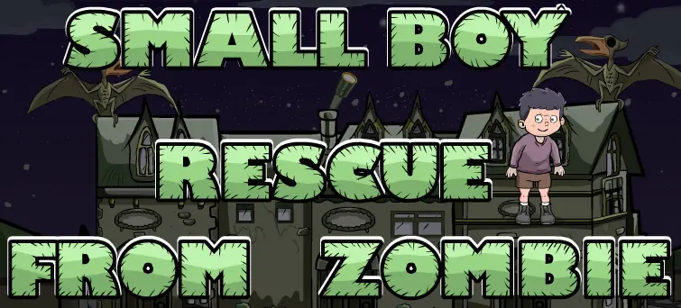 Small Boy Rescue from Zombie logo