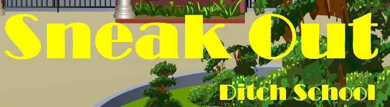 Sneak Out - Ditch School logo