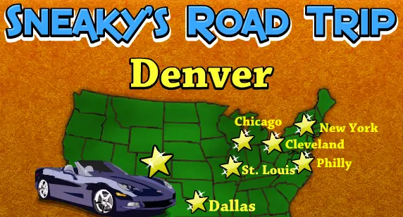 Sneaky's Road Trip: Denver logo