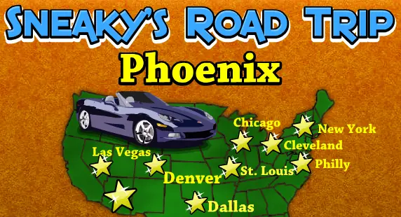 Sneaky's Road Trip: Phoenix logo