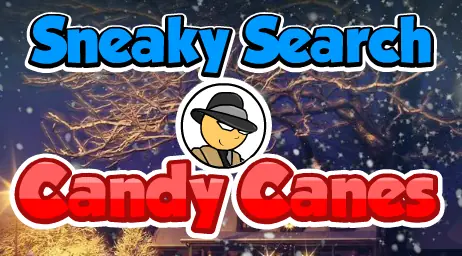 Sneaky Search: Candy Canes logo