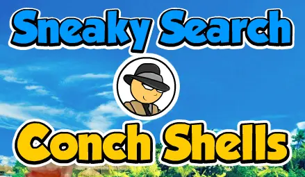 Sneaky Search: Conch Shells logo