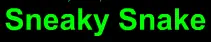 Sneaky Snake logo