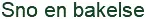 Sno en bakelse logo