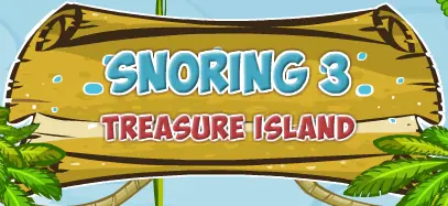 Snoring 3: Treasure Island logo