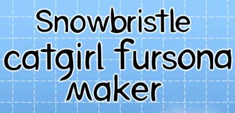 Snowbristle Catgirl Fursona Maker logo