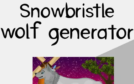 Snowbristle Wolf Generator logo