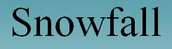 Snowfall logo