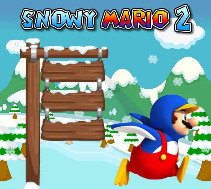 Snowy Mario 2 logo