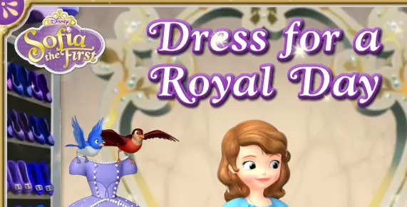 Sofia the First: Dress for a Royal Day logo