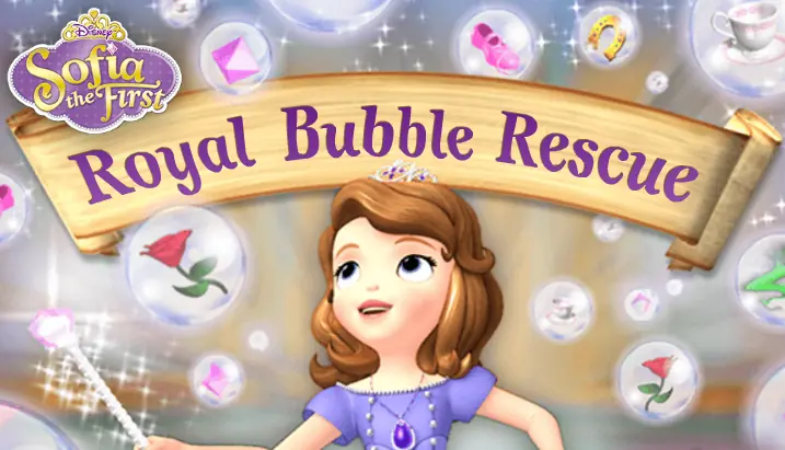 Sofia the First: Royal Bubble Rescue logo