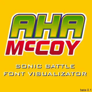 Sonic Battle Font Visualizator logo