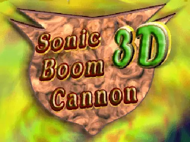 Sonic Boom Cannon 3D logo