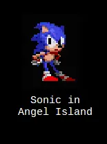 Sonic in Angel Island logo