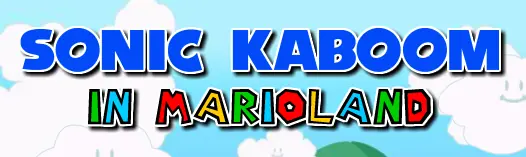 Sonic Kaboom in Marioland logo