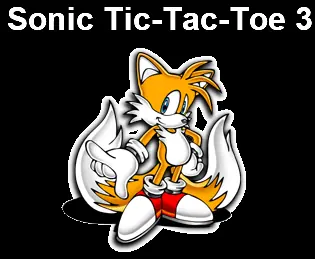 Sonic Tic Tac Toe 3 logo