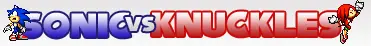 Sonic VS. Knuckles (GMZ-Gamez) logo