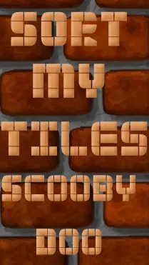 Sort My Tiles Scooby Doo logo