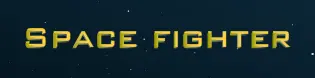 Space fighter logo