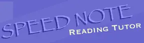 Speed Note - Reading Tutor logo
