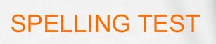 Spelling Test logo