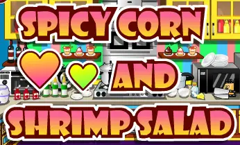 Spicy Corn and Shrimp Salad logo