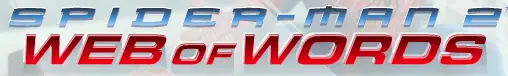 Spider-Man 2: Web of Words logo