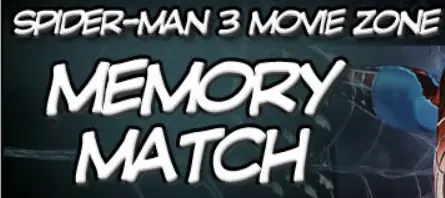 Spider-Man 3 Movie Zone Memory Match logo