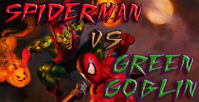 Spiderman vs Green Goblin logo