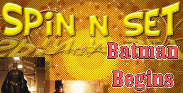 Spin N Set - Batman Begins logo
