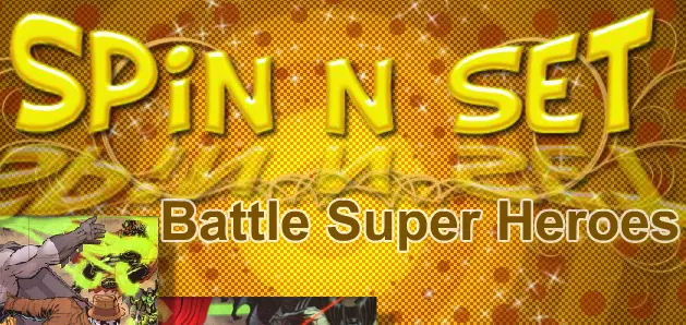 Spin N Set Battle Super Heroes logo