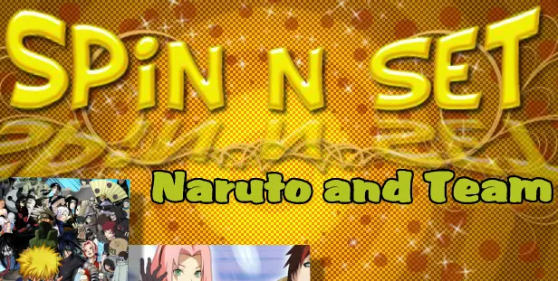 Spin N Set Naruto and Team logo