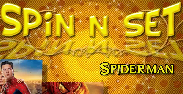 Spin N Set Spiderman logo