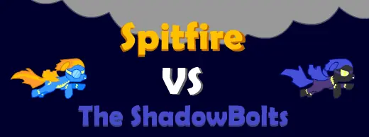 Spitfire vs The Shadowbolts logo