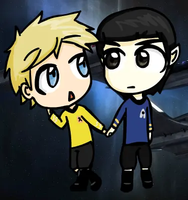 Spock and Kirk Dress Up logo