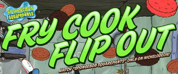 SpongeBob: Fry Cook Flip Out logo