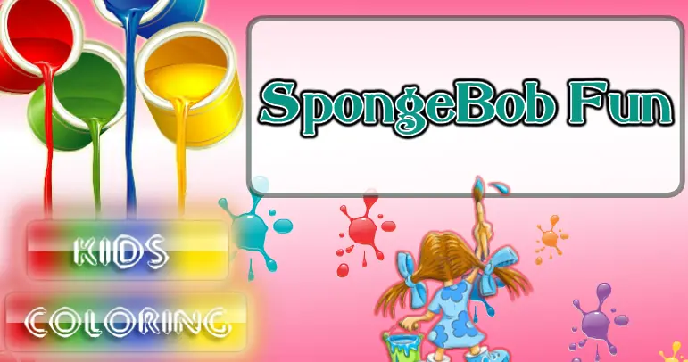SpongeBob Fun Kids Coloring logo