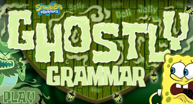 SpongeBob: Ghostly Grammar logo