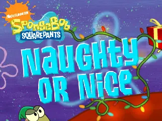 SpongeBob: Naughty Or Nice logo