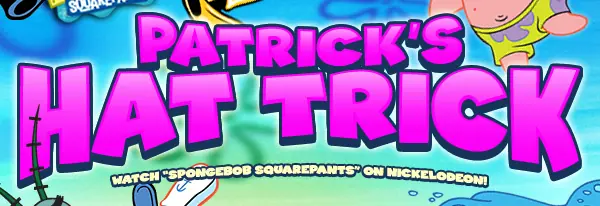 SpongeBob: Patrick's Hat Trick logo