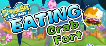 SpongeBob SquarePants Eating Crab Fort logo