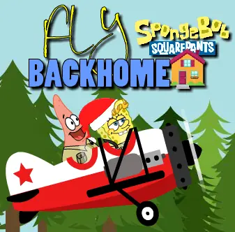SpongeBob SquarePants Fly Back Home logo