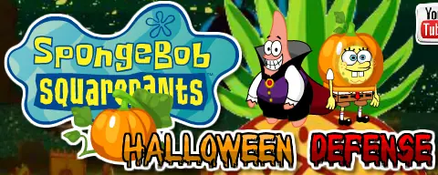 SpongeBob SquarePants Halloween Defense logo