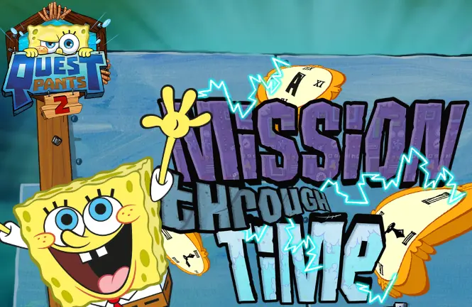 SpongeBob SquarePants QuestPants 2: A Mission Through Time logo